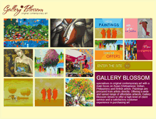 Tablet Screenshot of galleryblossom.com